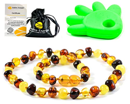 Bernstein Chaîne 100% ambre baltes, meilleure qualité (3435 cm)