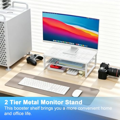 Image of gianotter 2-Tier Metal Monitor Stand Riser