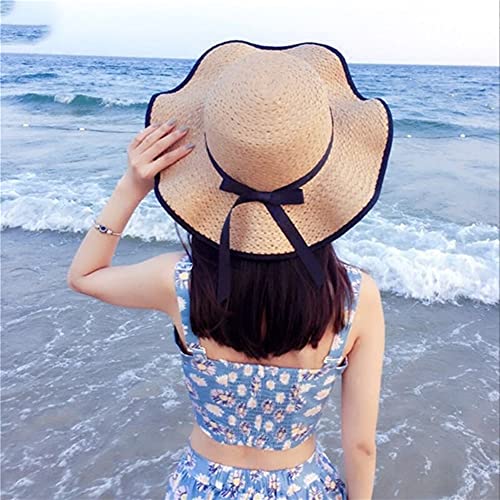 Chapeau de paille pliable de plage pour femme idéal voyage