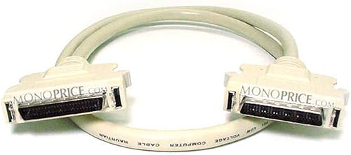 Monoprice Cable SCSI - 6 pies - HPDB50 macho/macho 25 pares trenzados