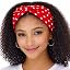 RED With White Polka Dots