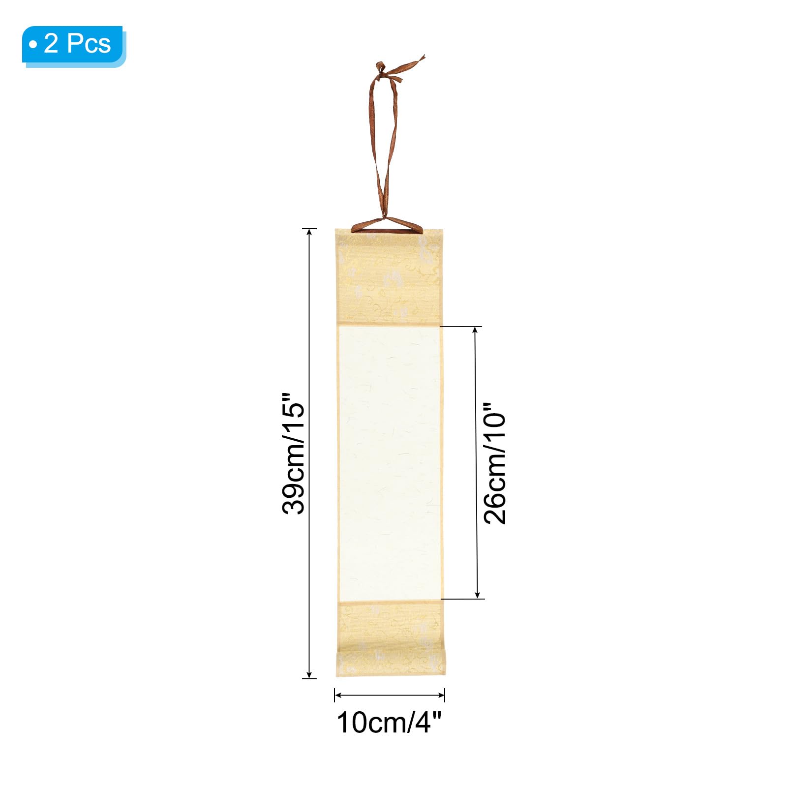 PATIKIL 15x4 Mini Hanging Xuan Paper Scroll - Image 2