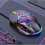 Luminous Wired Mechanical Gaming Mouse - Mute, Portable for Laptop, PC - Cool Computer Accessories