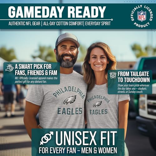 Image of NFL Gameday Cotton Blend T-Shirt for Men and Women - Licensed