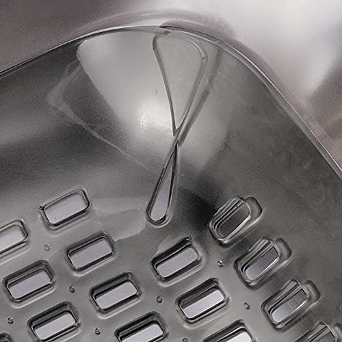 Mdesign Adjustable Kitchen Sink Dish Drying Mat/Grid - Plastic Sink Protector - Cushions Sinks, Stemware, Wine Glasses, Mugs, Bowls, Dishes - Quick Draining, Contours To Sink - 2 Pack - Graphite Gray #TOP4