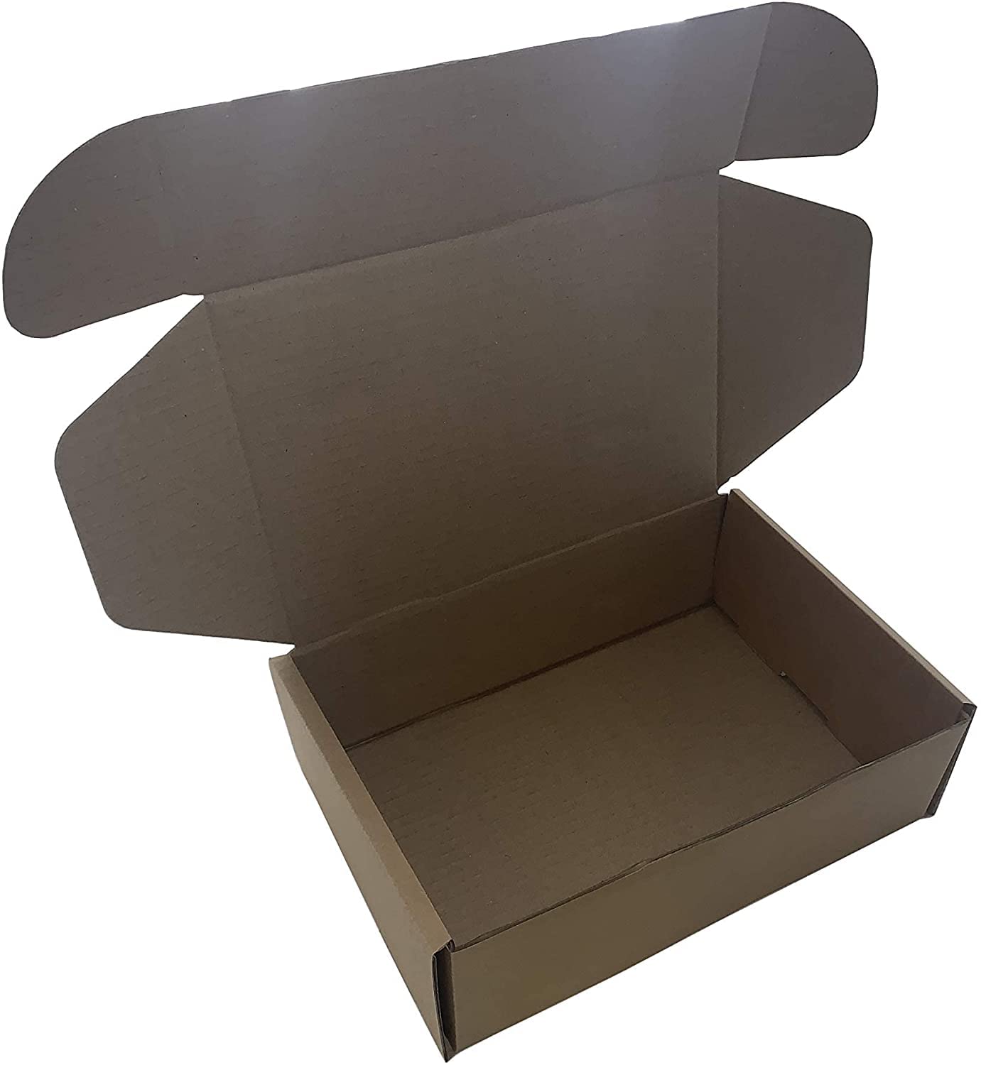 Cardboard Postal Box 250 x 175 x 80mm, Brown Cardboard Mailing Boxes, Gift boxes, E-commerce Box - Ideal For Books, Shoes, Snacks, Etc! (25)
