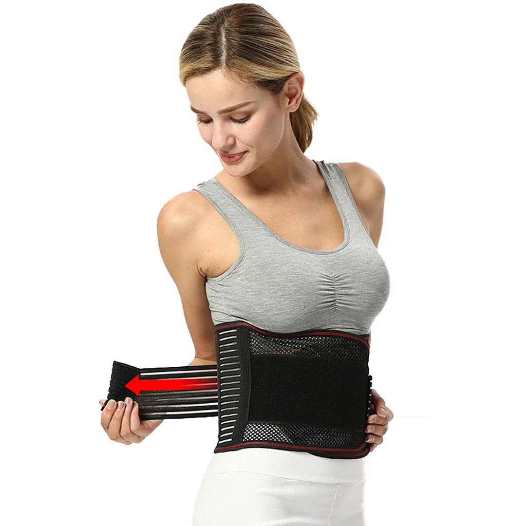 Cintura di Supporto Lombare - Cintura di Supporto per la Schiena, Cintura per Allenamento della Vita, Cintura per Il Sudore, Cintura Modellante per Il Recupero Post-Partum, Cintura Sportiva per u