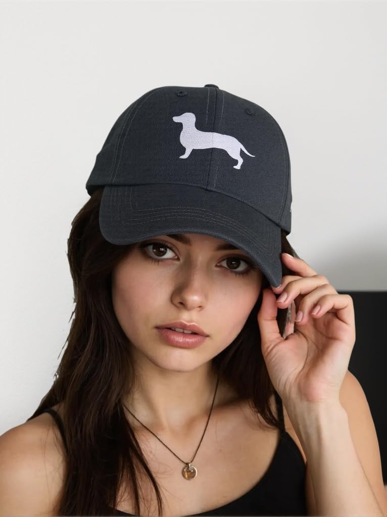 Dog Mom Hat for Women, Embroidered Washed Cotton Baseball Caps Snapback for Dog Lovers - Image 2