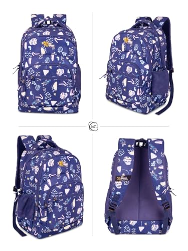 Image of Zilo Sweet Treats 34L School Backpack - Ice Cream & Candy Fun Edition for Kids (Girls & Boys)