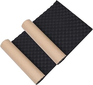 ERINGOGO 2Pcs Isolamento Acústico Algodão Estúdio Espuma Placa De Isolamento Acústico Tecido Acústico Amortecedor De Som Para Carros Redução De Ruído Telha De Parede Painéis À Prova De Som