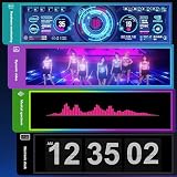 APGLSXY Wtórny wyświetlacz LCD 8,8 cala do obudowy komputera, podświetlanie, sterowanie dotykowe, przejrzystość 720p i szeroka zgodność, dodatkowy wyświetlacz dotykowy do komputera