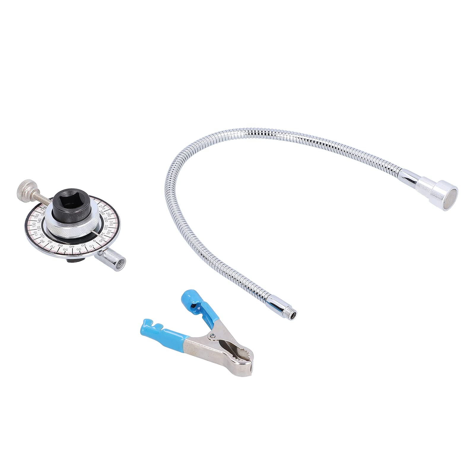 360-Grad-Drehmoment-Winkel-Messgerät, Messwerkzeug Passend für TD02 TD025 TD03 Turbolader, Metall-Magnetstab, Universelle Passform, 1 Klemme, Ideal Zum Anziehen von Schrauben,