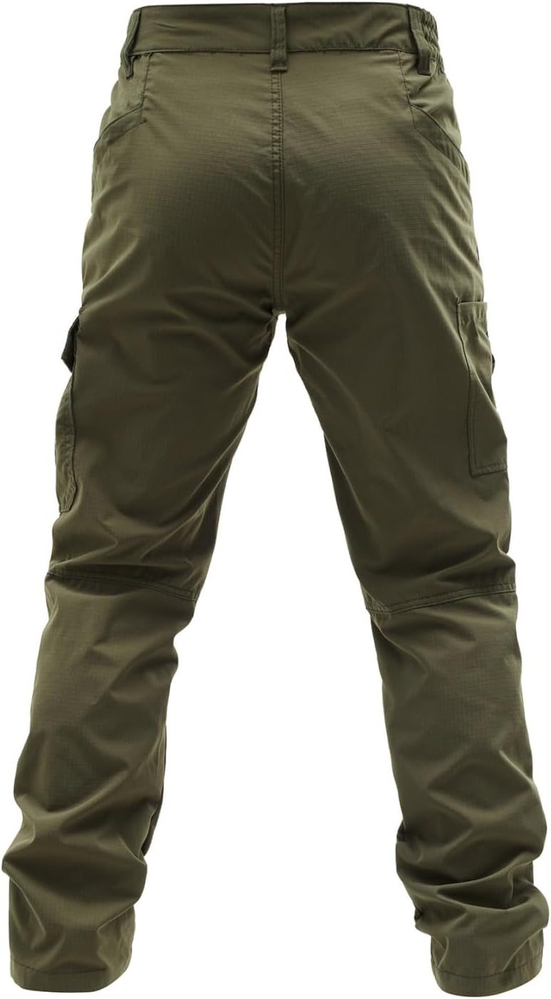 Tactical Rip-Stop Work Pants for Men | Multi-Pocket Durable & Waterproof Cargo Pants for Outdoor, Hiking, Work
