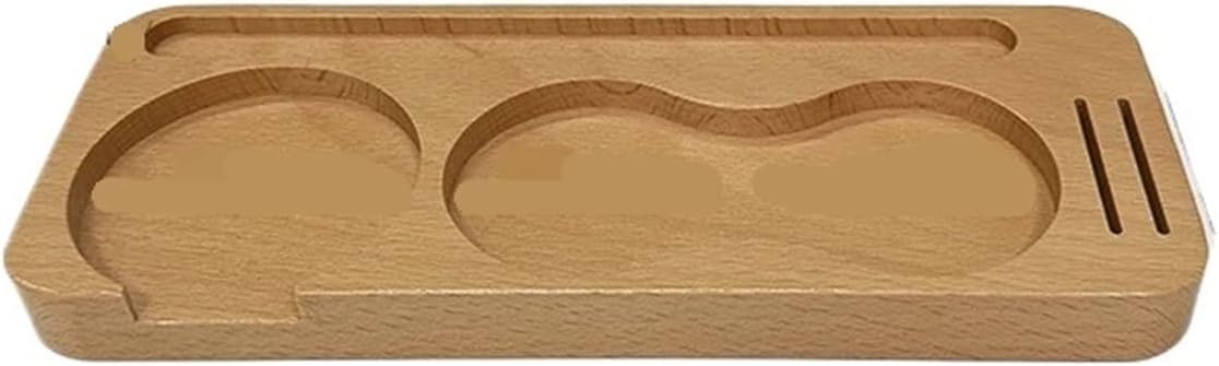 MeLphi Wooden Coffee Tamper Holder 51/53/58 mm Coffee Handle Powder Wooden Base Storage Tray Espresso Tamper Pad Accessories(for 58mm)
