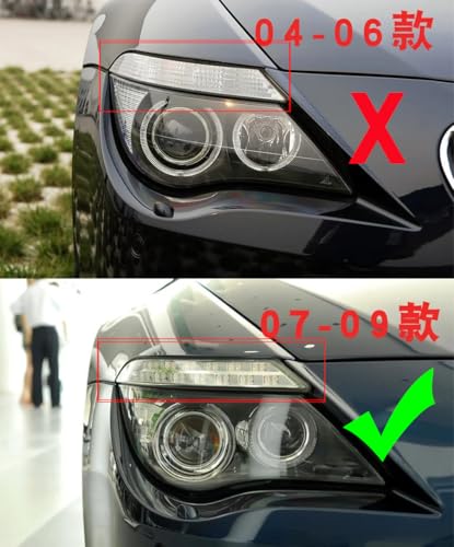 Vitre de phare BMW E63 E64 rechange droite pour retrouver un éclairage clair - 2