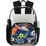 Vielseitig einsetzbar: Dieser transparente Rucksack ist sehr geeignet für Uni, Schule, Arbeit, Einkaufen, Freizeit, Fitnessstudio, Wandern, Reisen und andere Anlässe. Sehr geeignet für den täglichen Gebrauch.