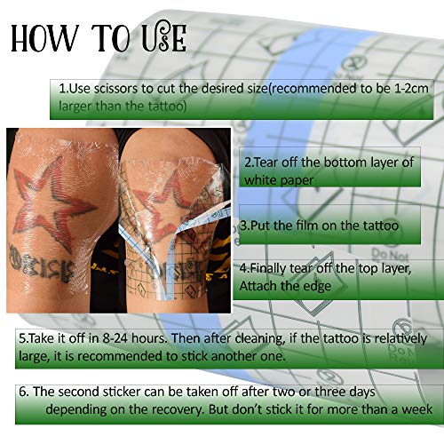 Aokbean 11 yarde Film di Riparazione del Tatuaggio...