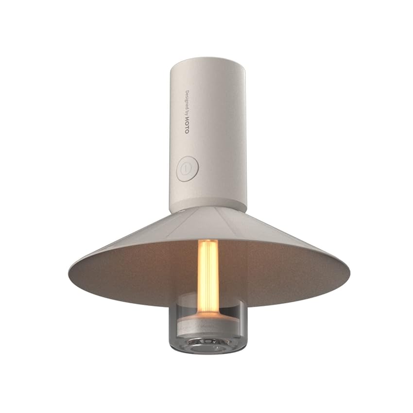 Immagine del prodotto HOTO Torcia da Campeggio, USB-C Ricaricabile, Paralume Staccabile, Design con Manico Nascosto, 8~50h, 3100 mAh, 3 Modalità, 180 Lumen, IPX6