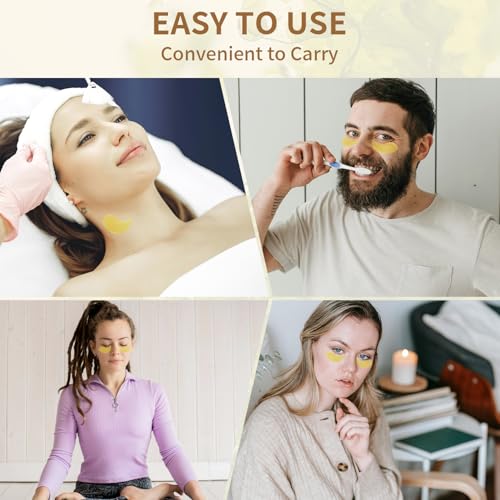 60 PCS Parches Ojos,Parches Ojeras y Bolsas,Parches Antiarrugas,Parches para debajo de los ojos para las Arrugas, Ojeras, Bolsas de los Ojos y la Hinchazón, Hidratante, Anti Edad Mascarilla Ojeras - imagen 4