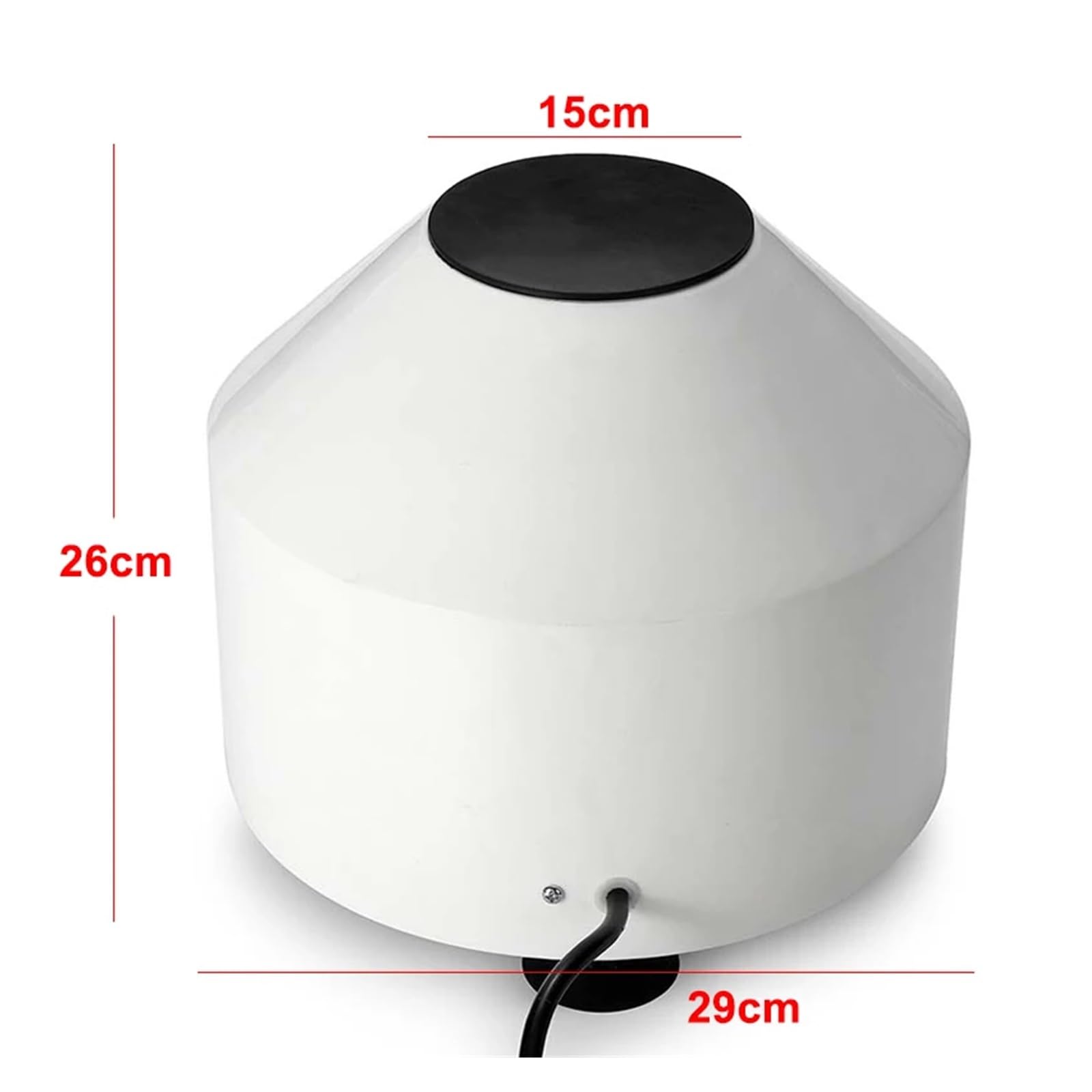Zentrifuge Effiziente 800D 4000 U/min Timing Elektrische Laborzentrifuge Medizinische Praxismaschine Desktop-Zentrifuge Laborgerät(Noir)