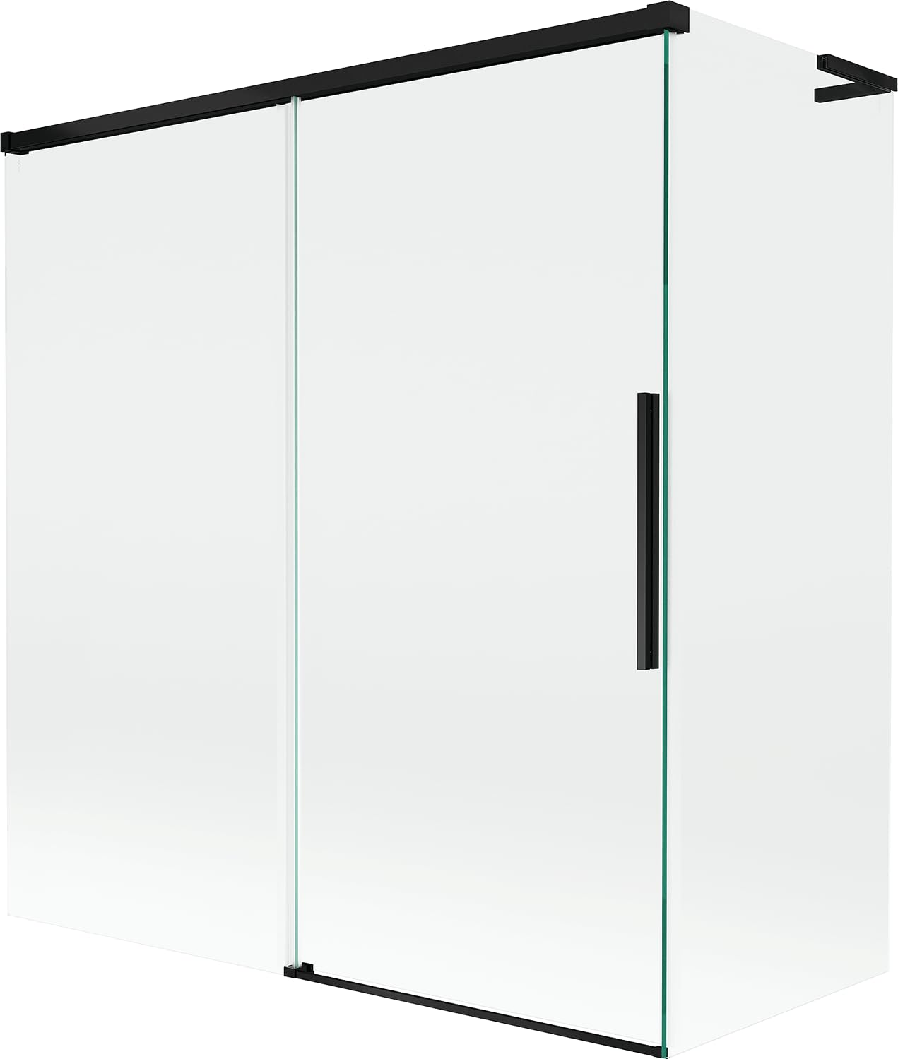 Mexen Rox L - Parete pieghevole per vasca da bagno, 2 ante scorrevoli, 150 + 70 x 150 cm