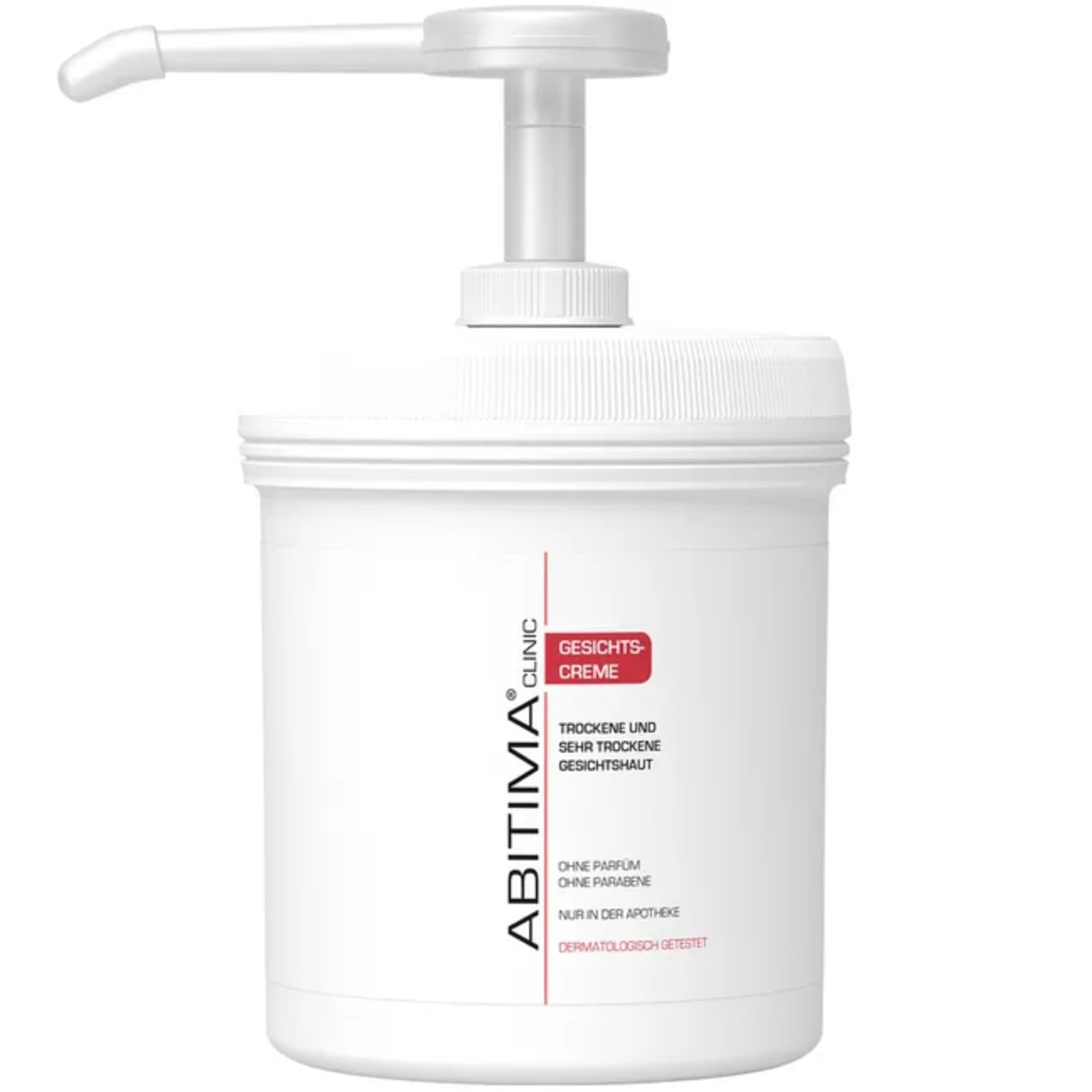 CLINIC Gesichtscreme 1000 ml – bei trockener Haut, beruhigt irritierte Haut, spendet intensive Feuchtigkeit, mit Lanolin, Vitamin E & Glycerin