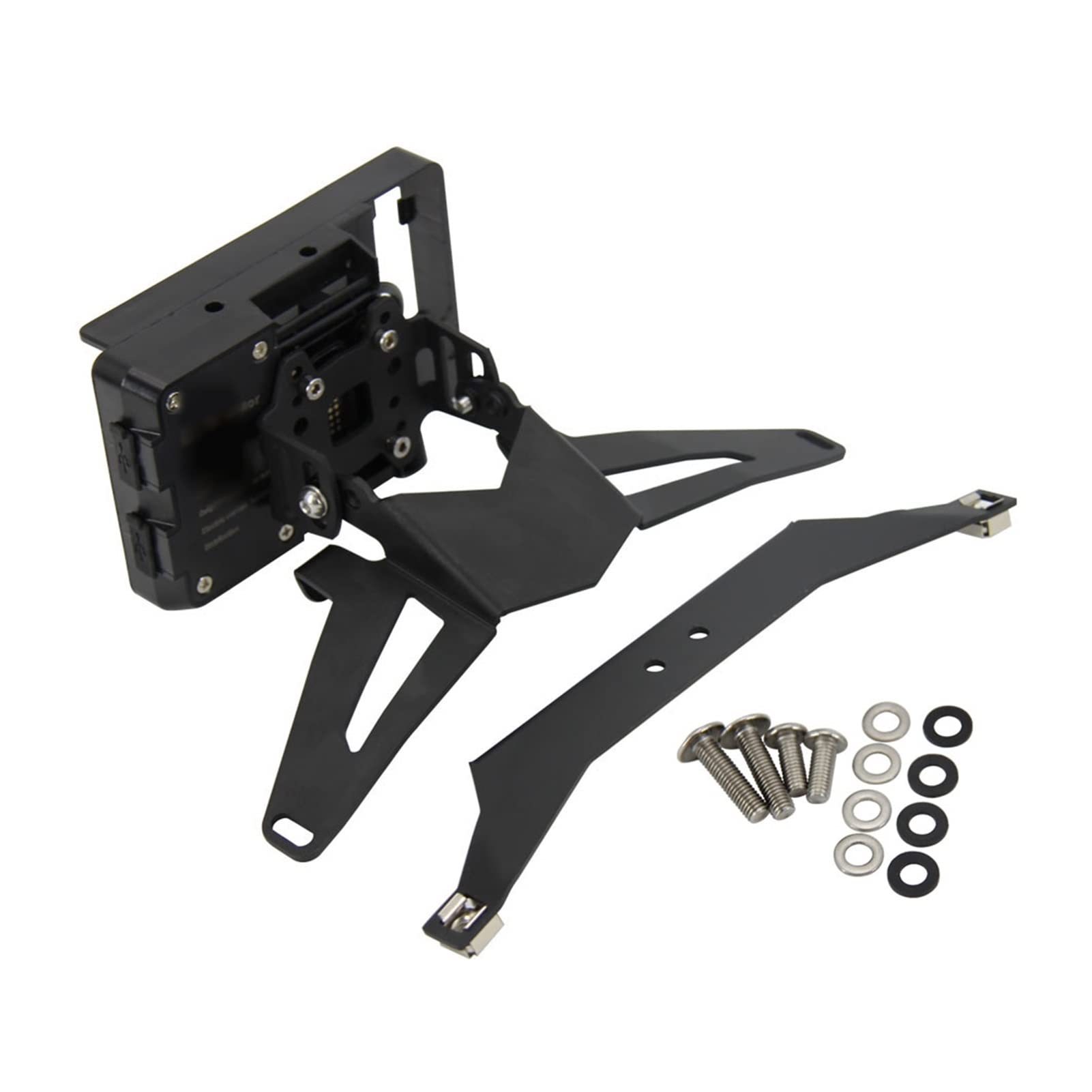 Support Navigation Moto Navigateur GPS Support Téléphone Charge USB pour B&MW R1200 RT R1200RT Ci-Dessous 2009 2008 2007 2006 (Couleur : A Set)