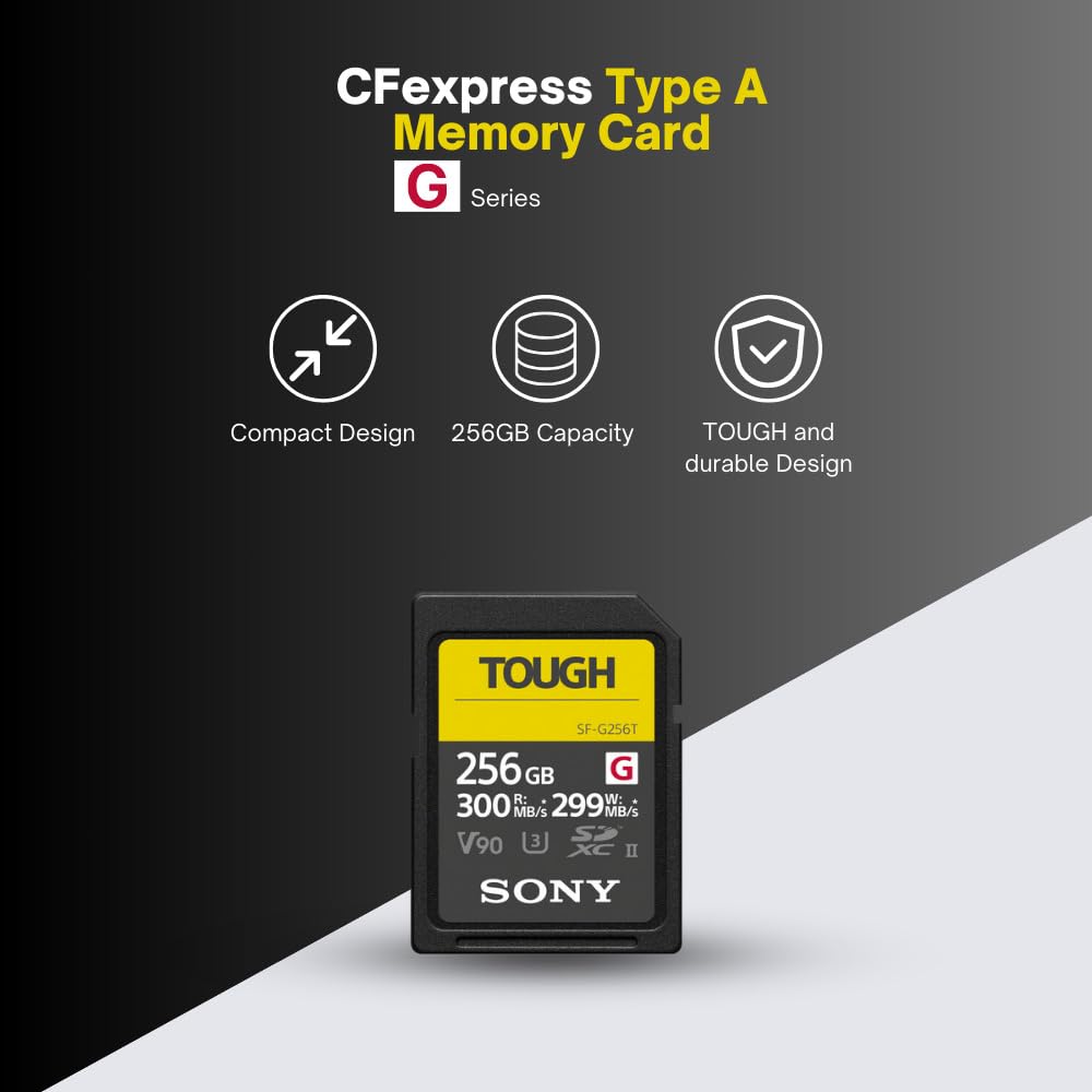 Amazon.com: Sony 256 GB Tough G Series UHS-II SDXC Memory