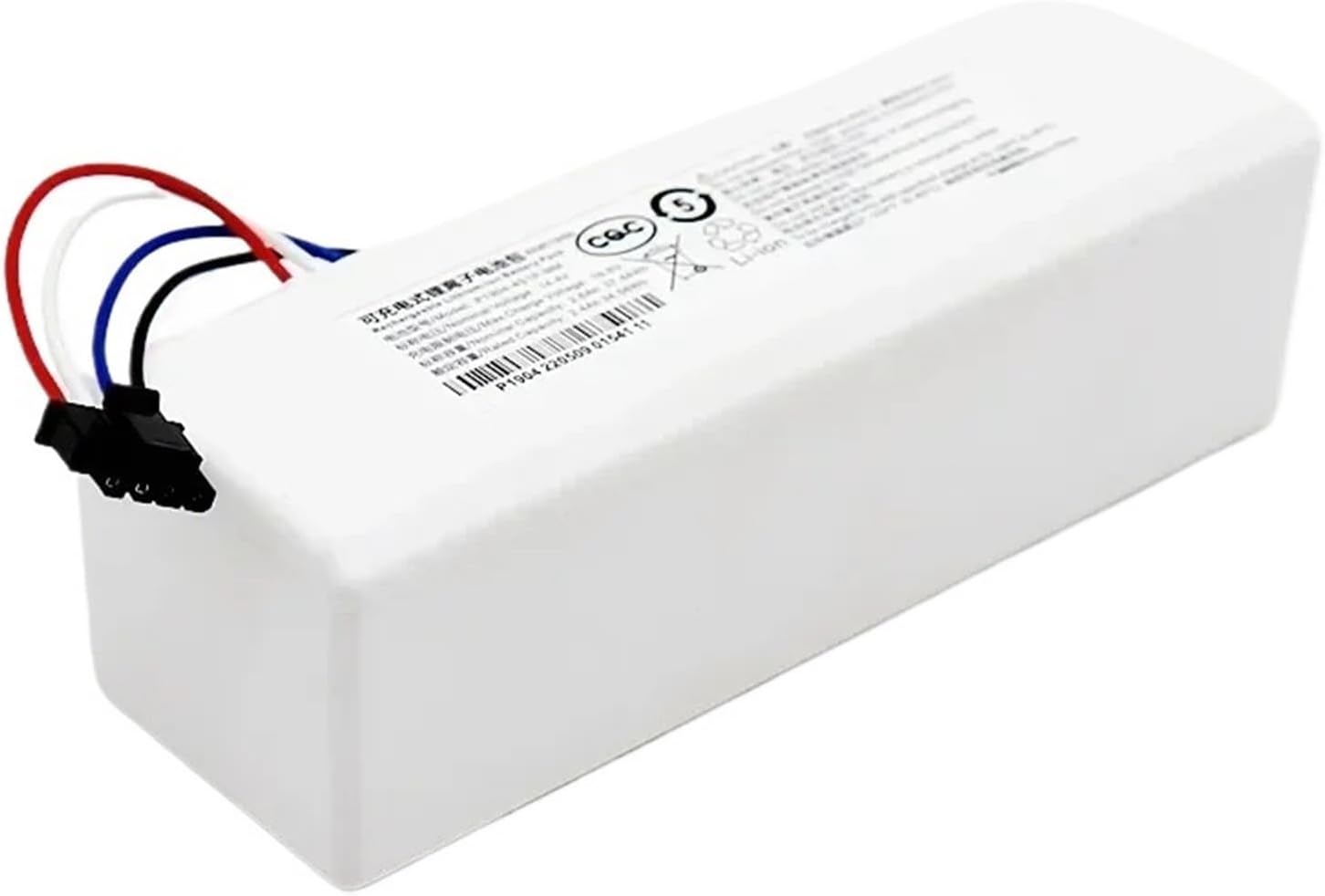 14.4V 2600/3500mAh Battery, Compatible For Xiaomi, Compatible For Mijia, 1C STYTJ01ZHM Robot Vacuum Cleaner(2600mAh)