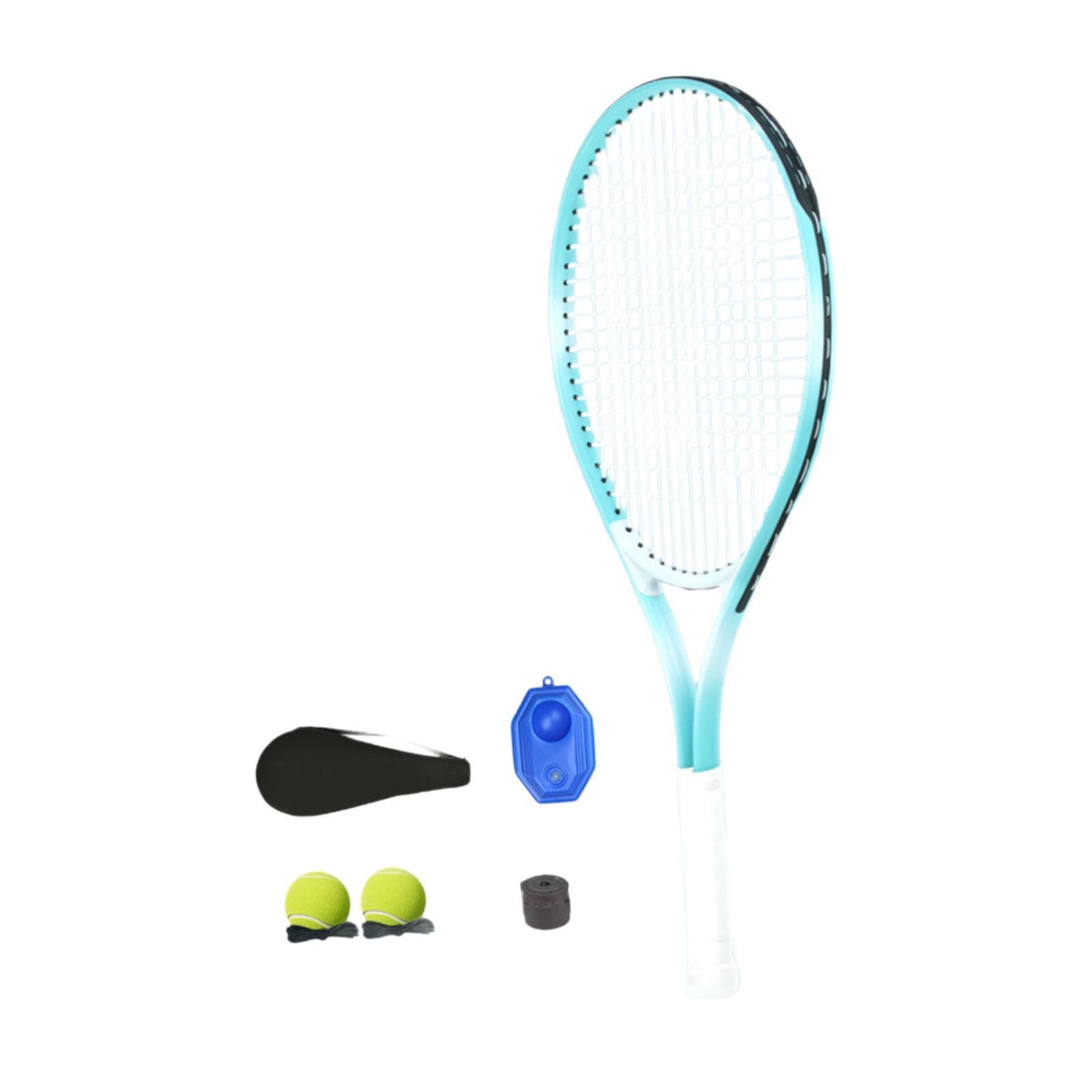 Set di Racchette da Tennis, Attrezzatura per Allenamento Tennis, Regalo Professionale E Ricreativo con Allenatore di Tennis E Palline Rimbalzanti per