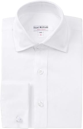 Isaac Mizrahi Boys 100% Cotton Twill Dress Shirt - Available in Many Styles