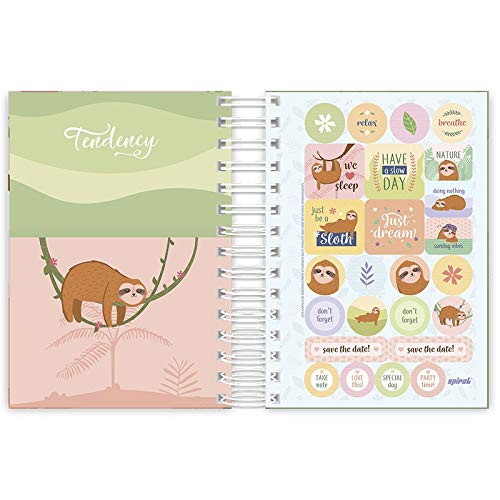 Agenda diária Tendency Bicho Preguiça 2021