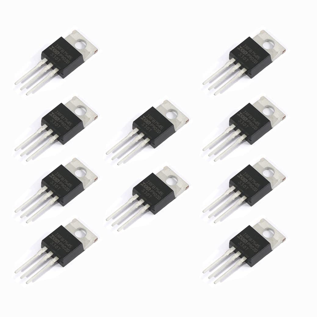 SG FLASH IRFB7545 HEXFET N-CHANNEL POWER MOSFET,95A,Vds-60V,T-220 Electronic Components Electronic Hobby Kit |Pack of 10 (B0C6FDJK1Q) Amazon Price History, Amazon Price Tracker
