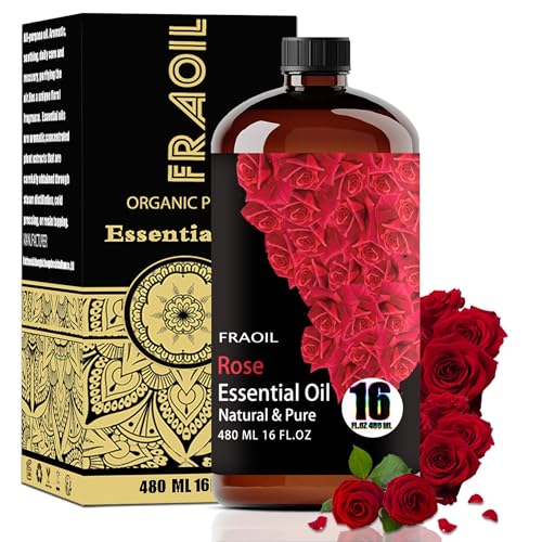 Rose Essential Oil 16 Fl Oz for Diffuser and DIY