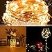 2 Stück Led Lichterkette mit USB, IP65 Wasserdicht, 5M 50er Micro LED Kupferdraht Lichterkette, Wasserdicht Weihnachten Weihnachtsbaum Lichterketten für Party, Garten, Hochzeit, Deko, Warmweiß