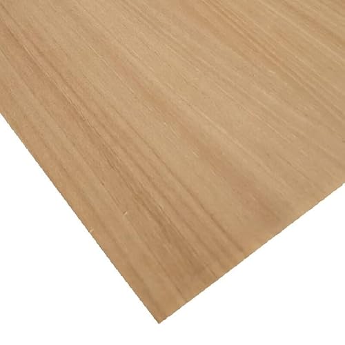 Generico Pannello Compensato mm 4 Varie Essenze di Legno Rovere, Noce, Ciliegio, ECC. ECC - Dimensione Disponibile: Castagno cm 92 x 110