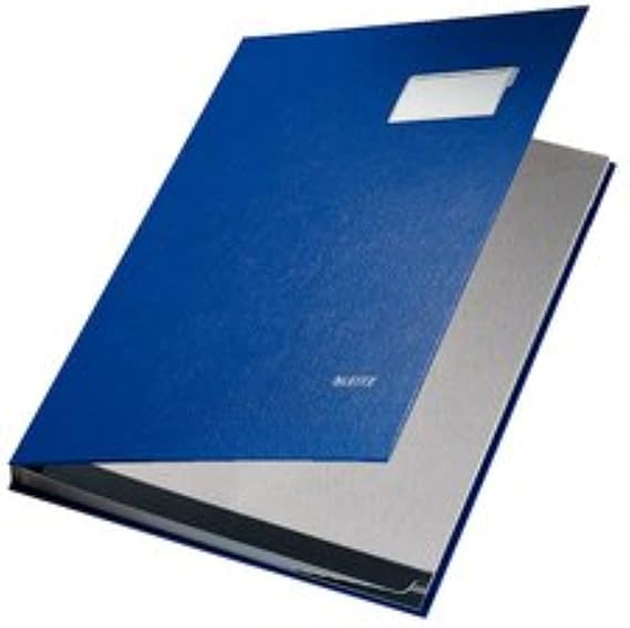 Leitz 57000195 Expandable Signature Book with 20 Card Dividers, A4, Black, 57000095