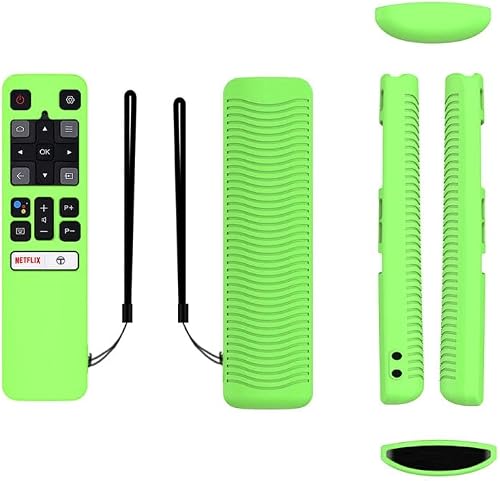 Silicone Protective Case Compatible With TV Remote (RC802V / FMR1 / FNR1 / Y40) - Luminous Green