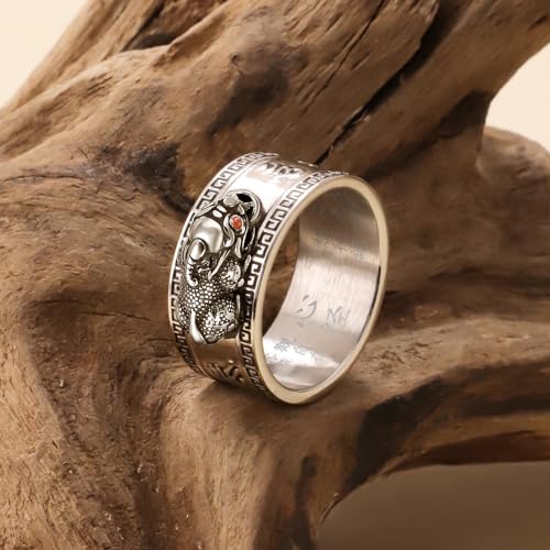 Image of Feng Shui PiXiu Mantra Ring - Lucky Wealth Jewelry