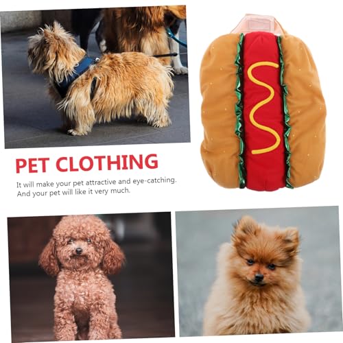 Disfraz para perros y gatos Hot Dog tamaño M miniatura 7