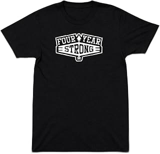 Four Year Strong Logo T-Shirt – Easycore Pop Punk Hardcore Band Tee