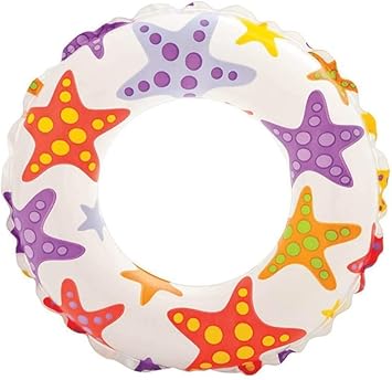 KAVIN Inflatable Floating Water Swimming Pool Ring Tube for Kids and Children Safety, Pack of 1