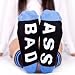 Arthur George by Robert Kardashian BAD ASS Street Wear Socks BLACK / BLUE