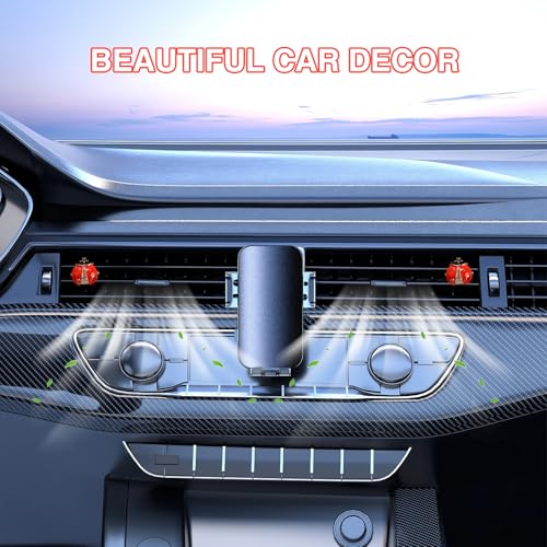Image of 2 Pcs Ladybug Air Vent Clips, Red Lady Bug Car Air Diffusers Fresheners Cute Bling Gifts (Not Contain Air Freshener)