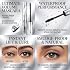 Dulhantocosh Waterproof Fiber Mascara, Volume&length Without Clumping for Dramatic Moments, Curling Eyelash Iron Mascara, Natural and Smudge-Proof (1Pcs)