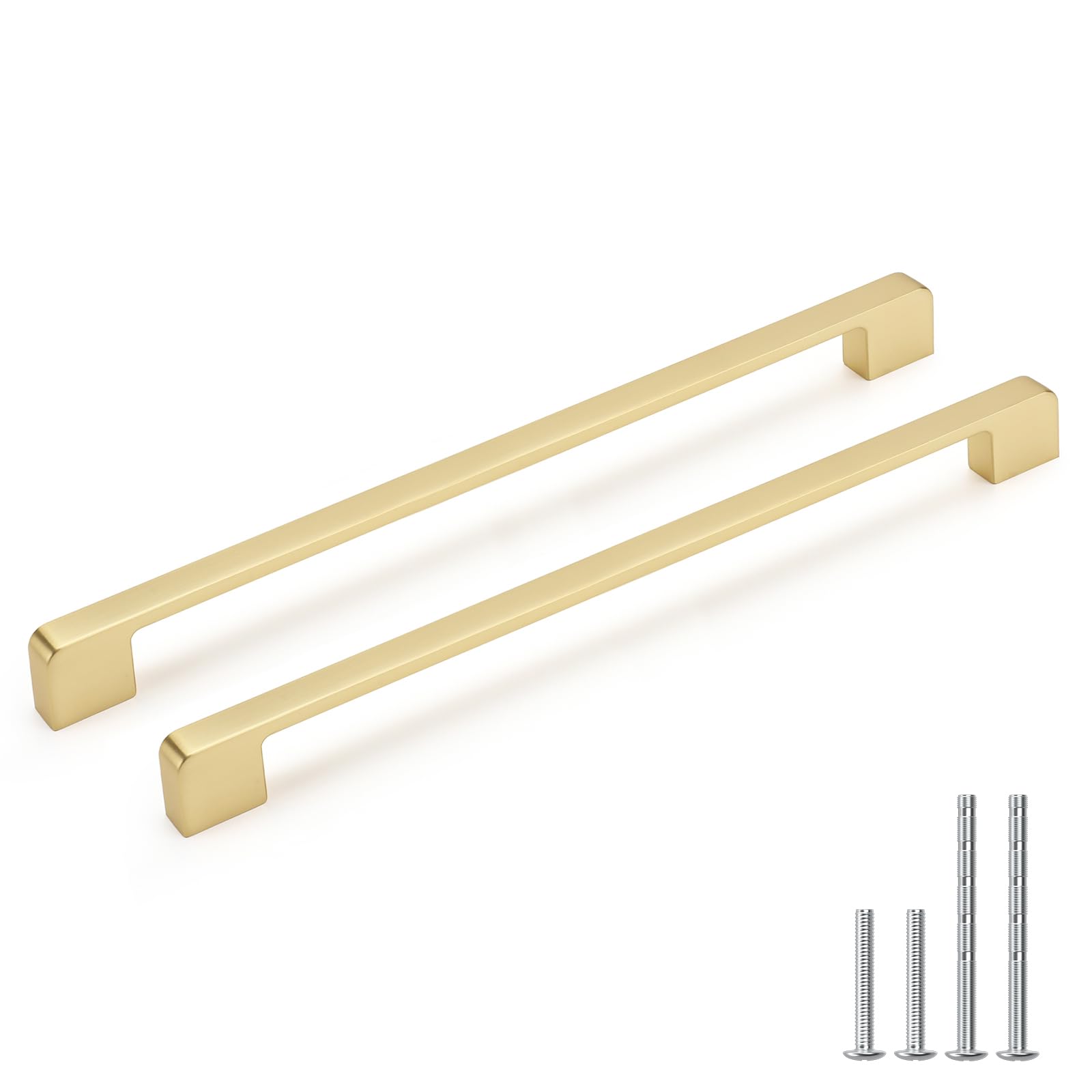 Brushed Gold Cabinet Pulls - 10 Pack -28