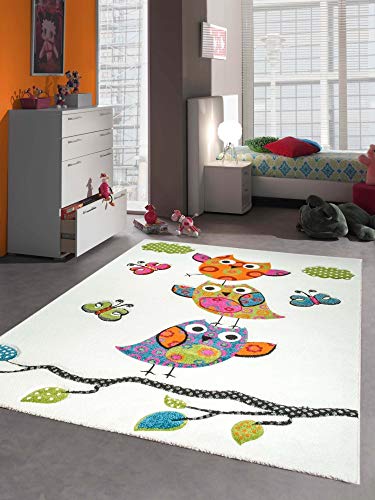 CARPETIA Alfombra Alfombra para habitación de niños Infantiles búho