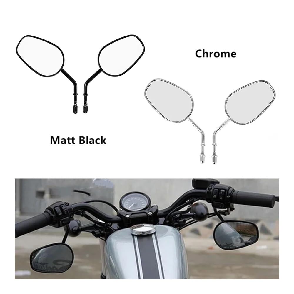 pour Ha&rley Dyna Electra Glide Iron 883 Road Glide Sportster 883 1200 Softail Rétroviseurs Latéraux De Moto Rétroviseur Moto