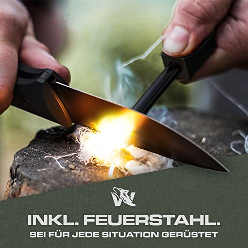 Wolfgangs LUPUS Outdoor Messer feststehende Klinge im klassischem Stil - Survival Messer feststehende Klinge… - Image 4