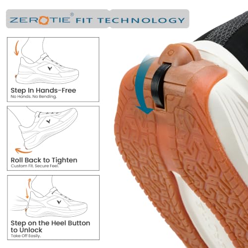 Image of Men's Hands Free Shoes - Slip-On Sneakers with Innovative Design No-Tie Laces No-Bend Convenience Walking Shoes for Men
